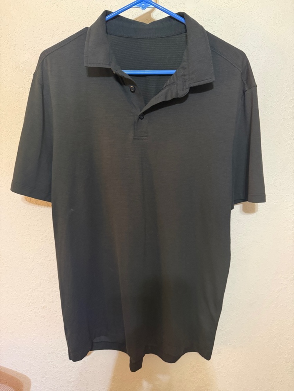 lululemon athletica green Men's Polo Shirt
